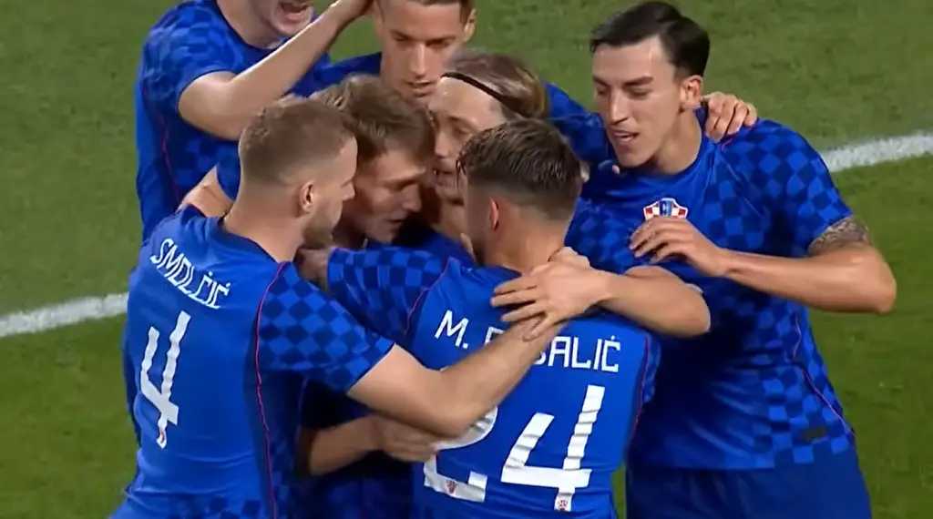 Hrvatska slavi pogodak protiv Kolumbije