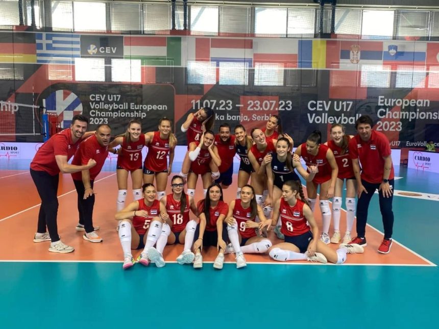 Hrvatska u17 odbojkaška reprezentacija, odbojka
