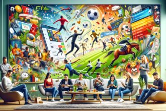 Skupina ljudi prakticira mobilno klađenje (Kako se kladiti preko mobitela)