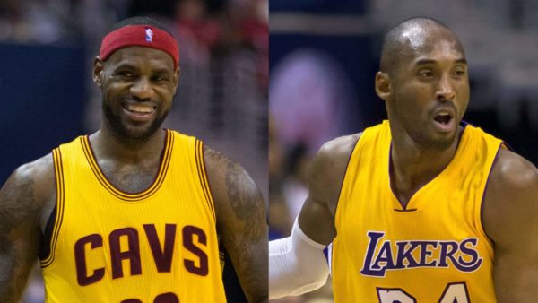 LeBron James i Kobe Bryant (najbolji strijelci NBA u povijesti)