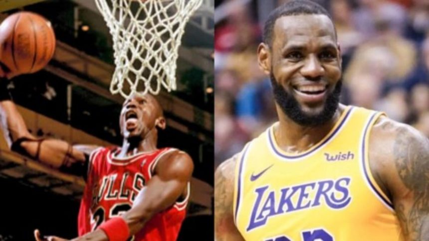 Michael Jordan i LeBron James (MVP finala NBA)