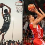 Vrste košarkaških lopti, igrači pucaju na koš