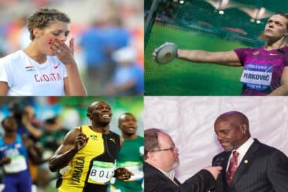 Blanka Vlašić, Sandra Perković, Usain Bolt i Carl Lewis (Povijest atletike)