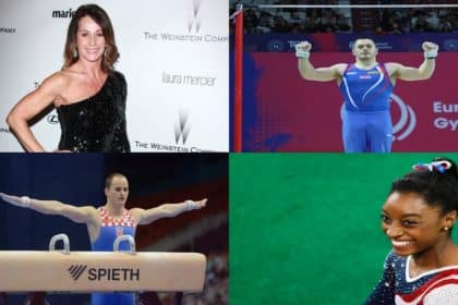 Nadia Comaneci, Tin Srbić, Filip Ude i Simone Biles (Povijest gimnastike)