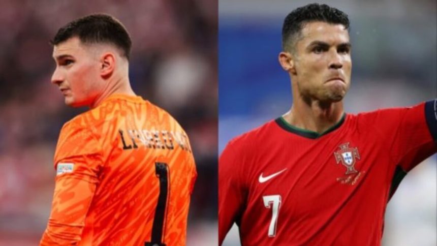 Dominik Livaković i Cristiano Ronaldo (Pozicije u nogometu)